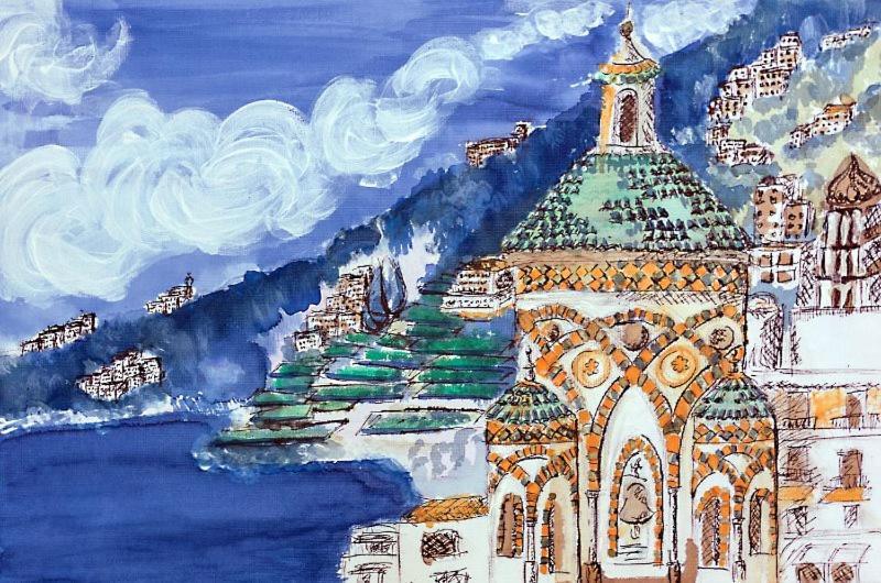 B&B Terre Di Mare Salerno Bagian luar foto